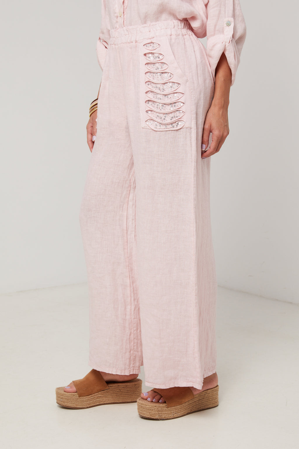 Trousers - Pink - Women