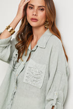 Shirt - Aqua - Women