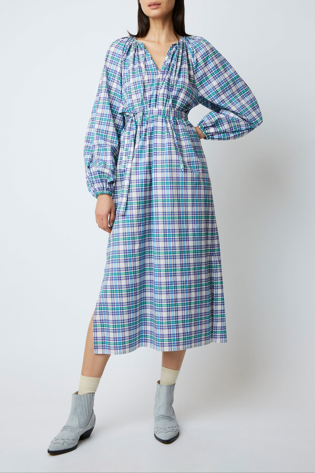 ROBE SASHA WESTERN BLUE