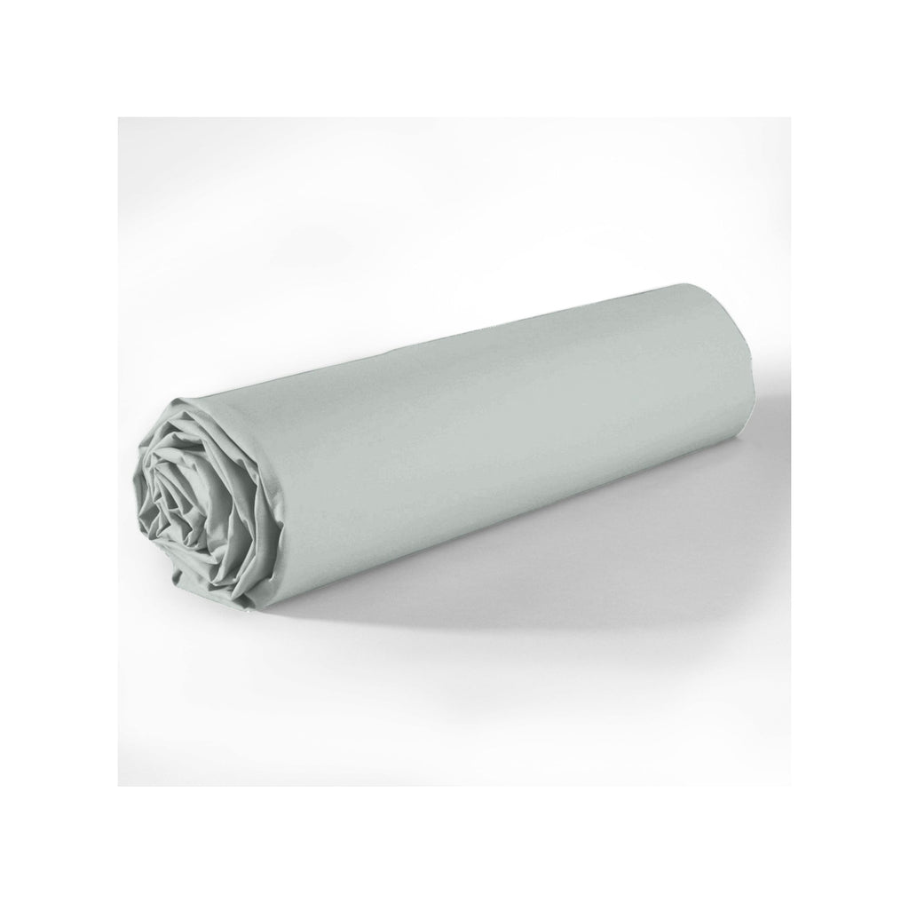 Essentiel - Drap Housse - 100% Coton - Silver