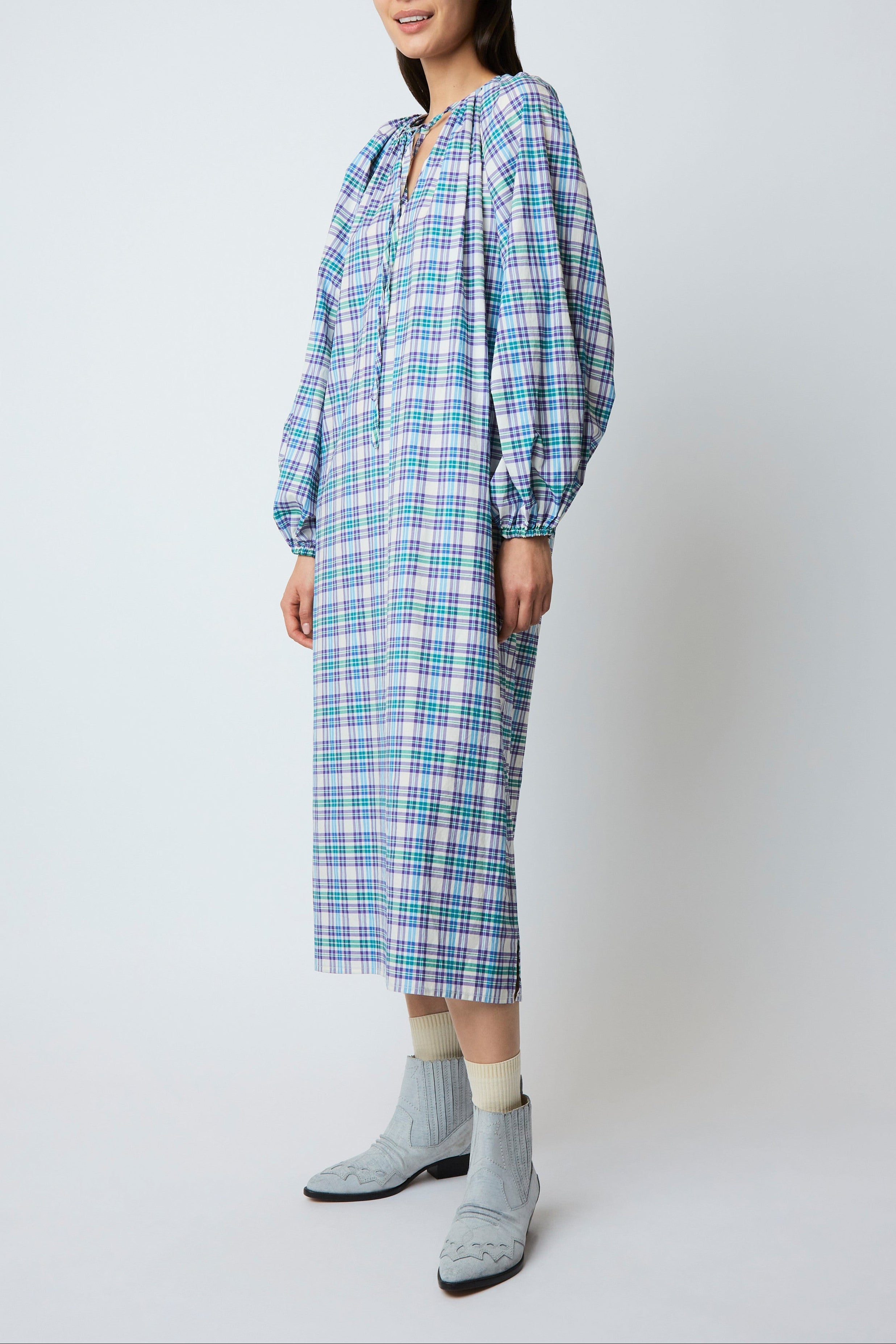 ROBE SASHA WESTERN BLUE