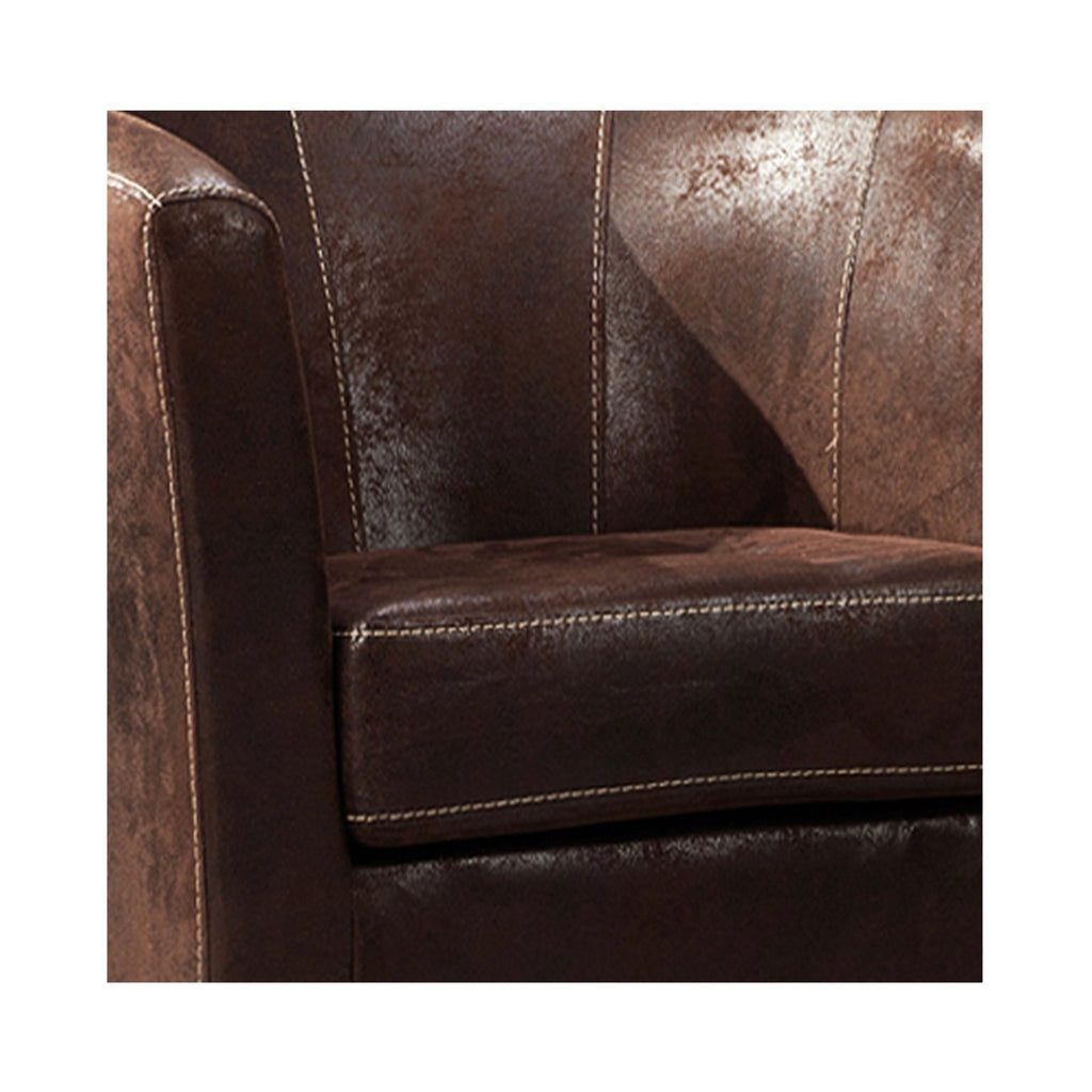 Newport - Fabric Convertible Armchair - Brown