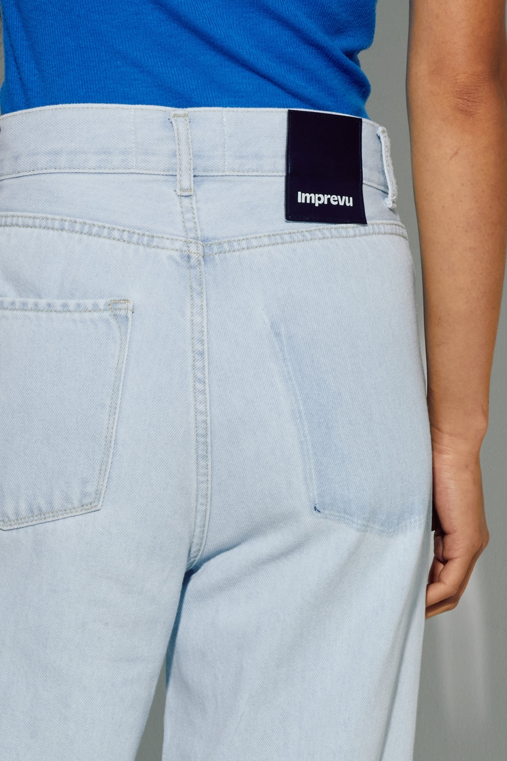 The Swiggy Palazzo Acid Blue Denim Made In Portugal
