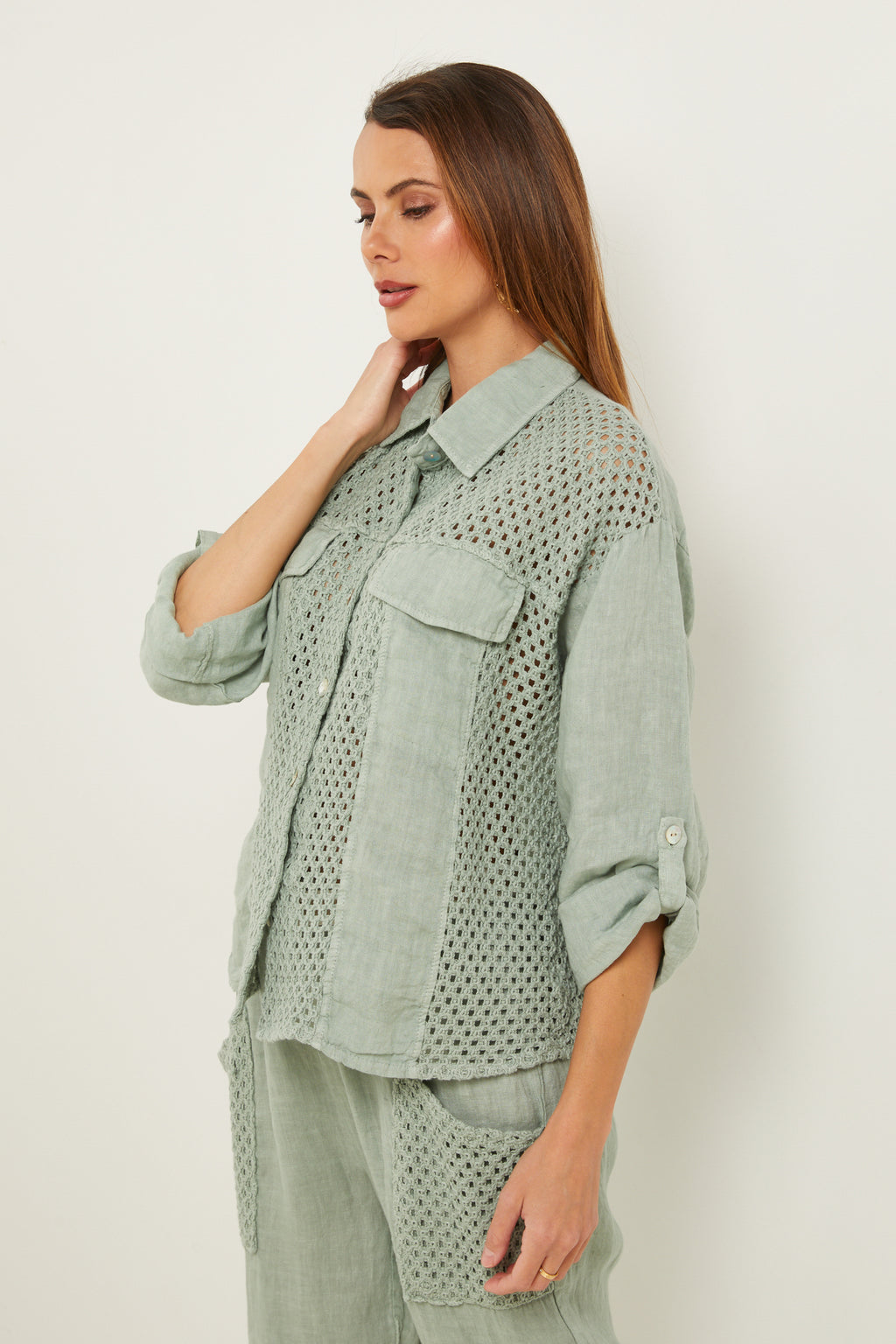 Chemise - Vert Aqua - Femme