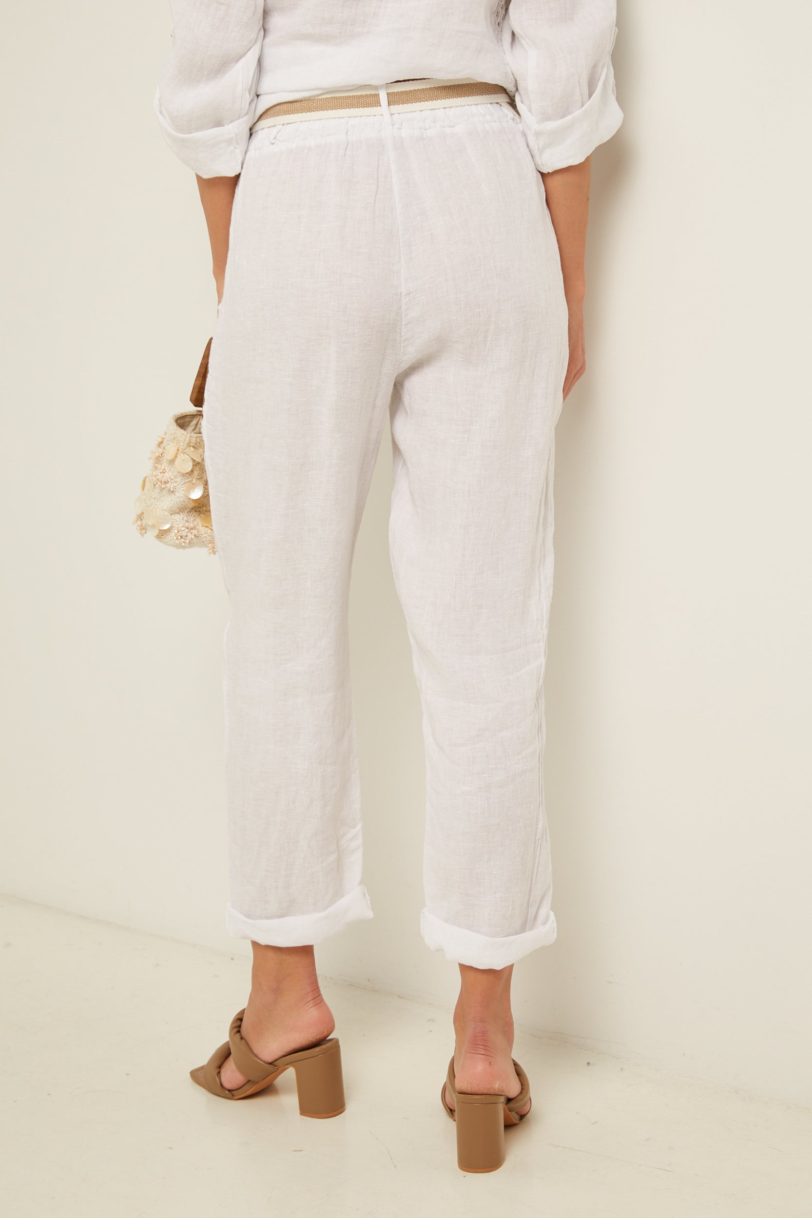 Pantalon - Blanc - Femme