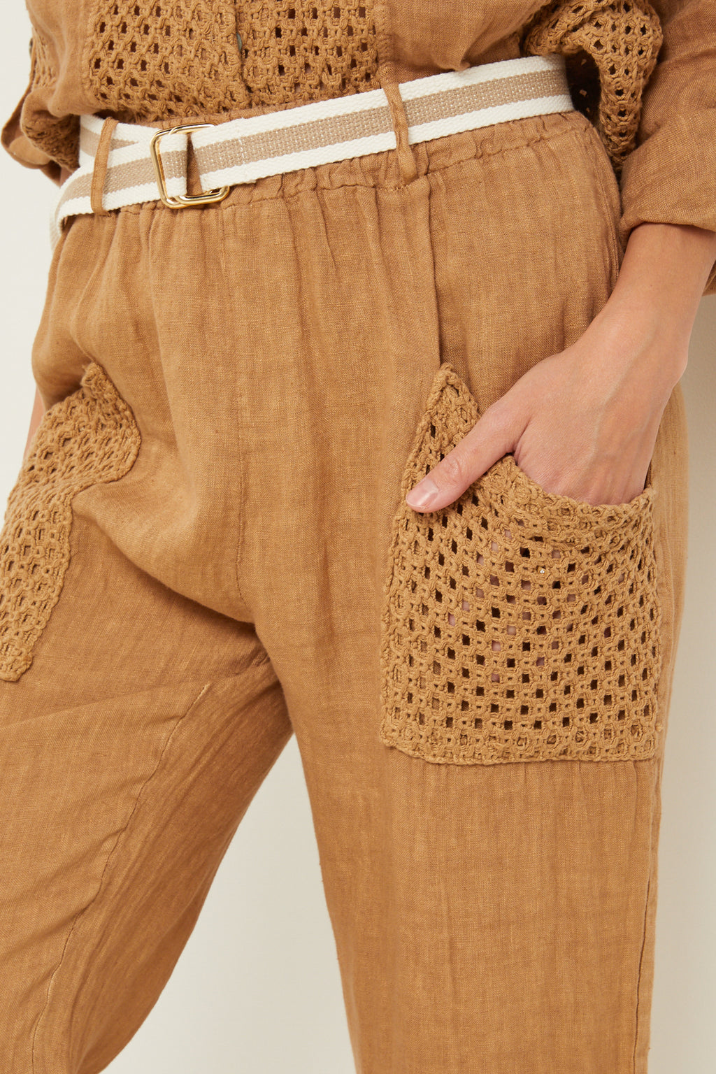 Pantalon - Camel - Femme