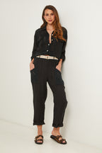 Pantalon - Noir - Femme