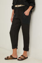 Pantalon - Noir - Femme