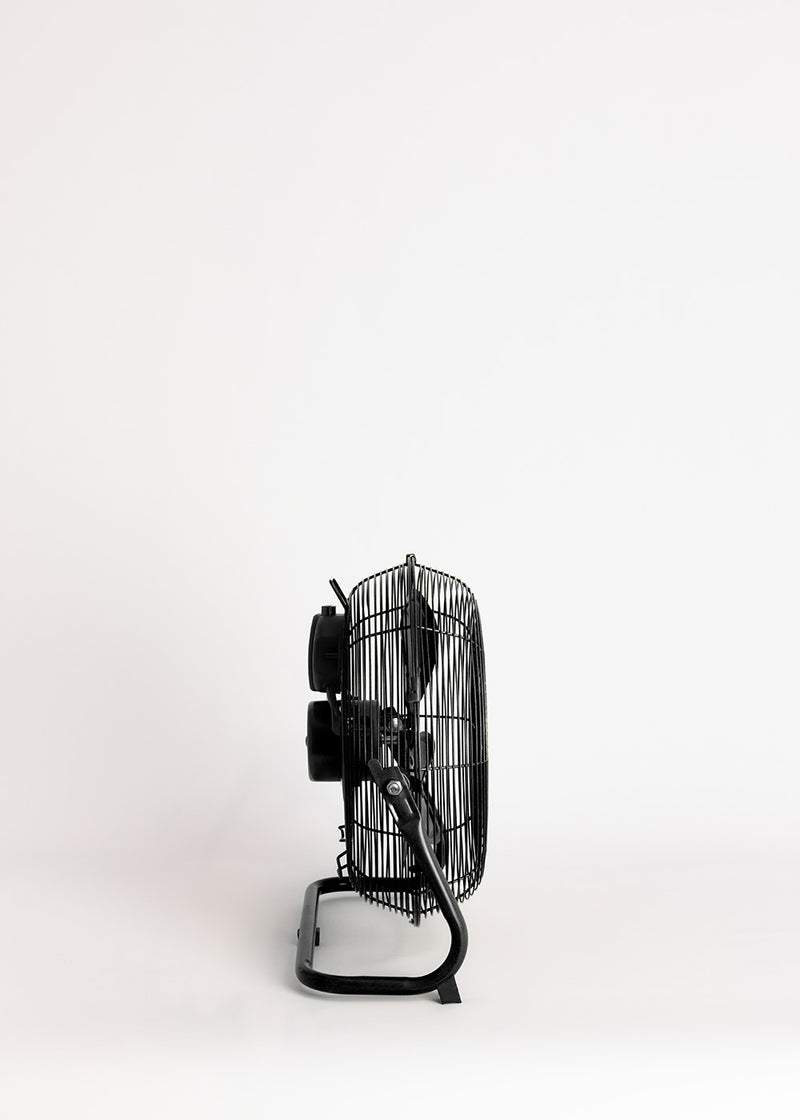 Air Floor Retro - Ventilateur Industriel - 12" - Noir
