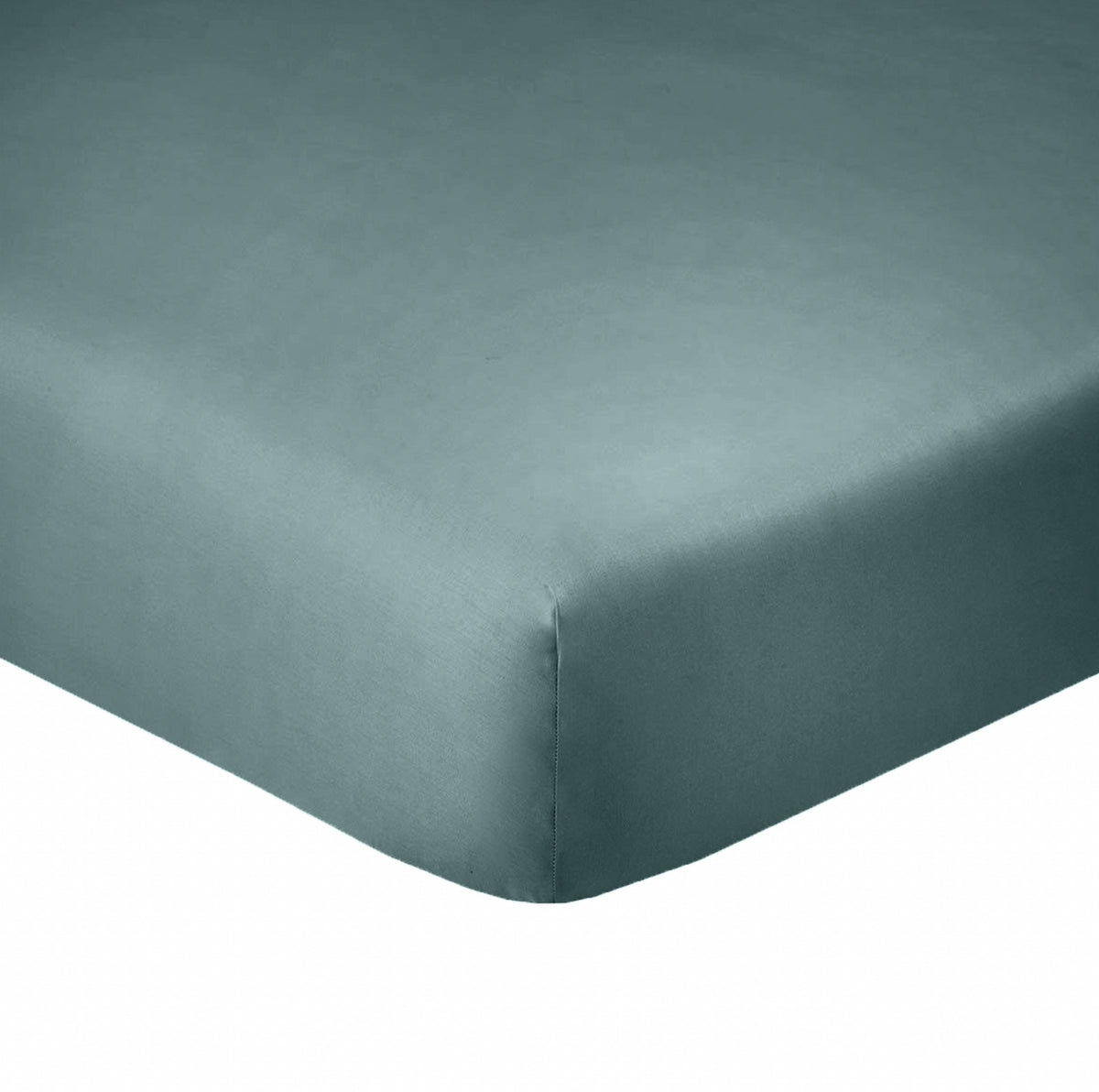 Essentiel - Drap Housse - 100% Coton - Bleu Canard