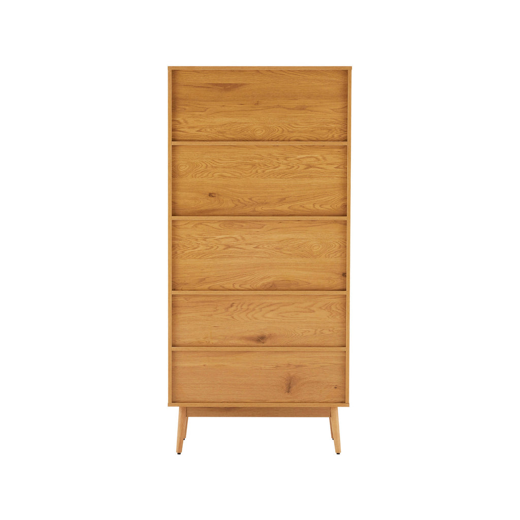 Lounea - 2 Door Bookcase With Canework - Natural