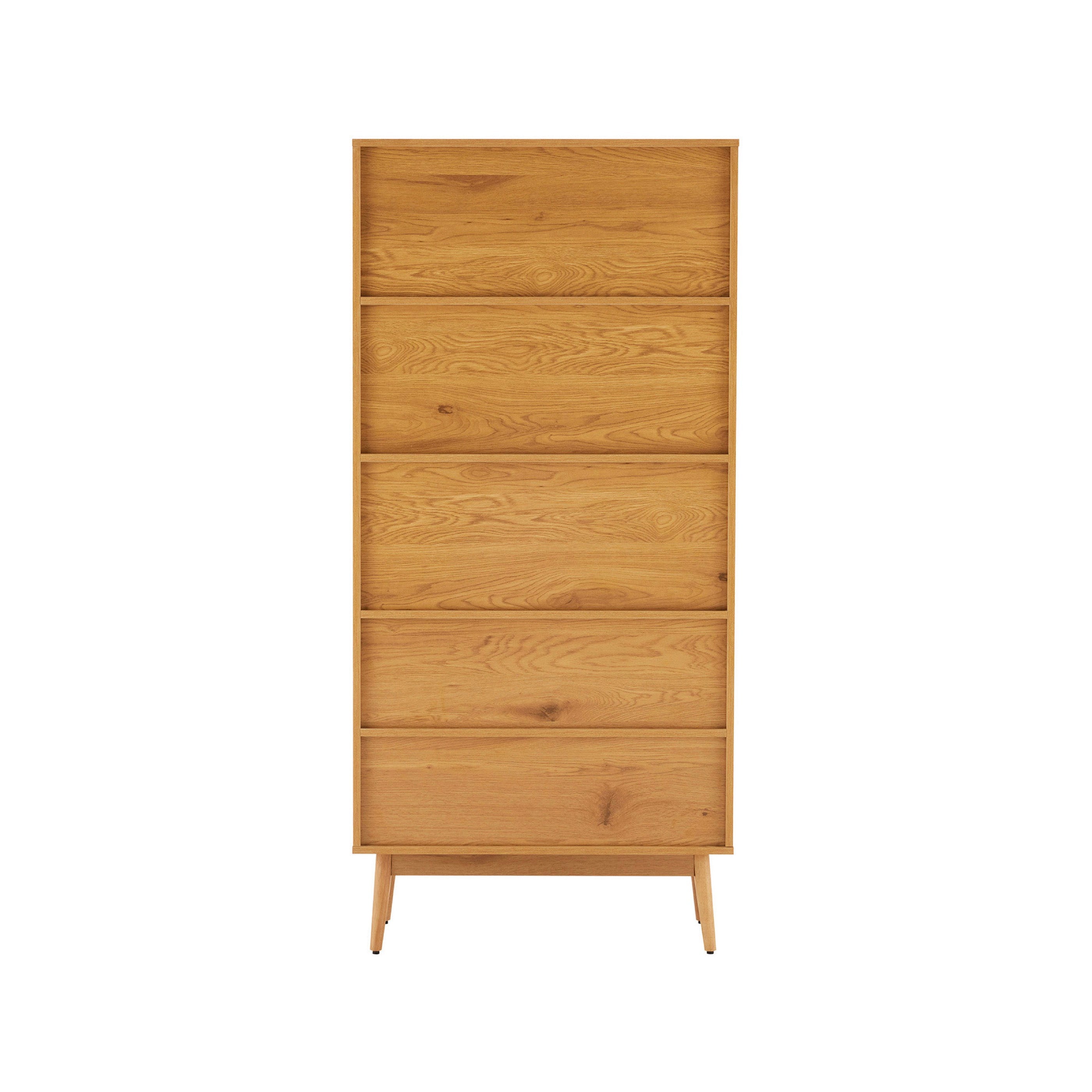 Lounea - 2 Door Bookcase With Canework - Natural