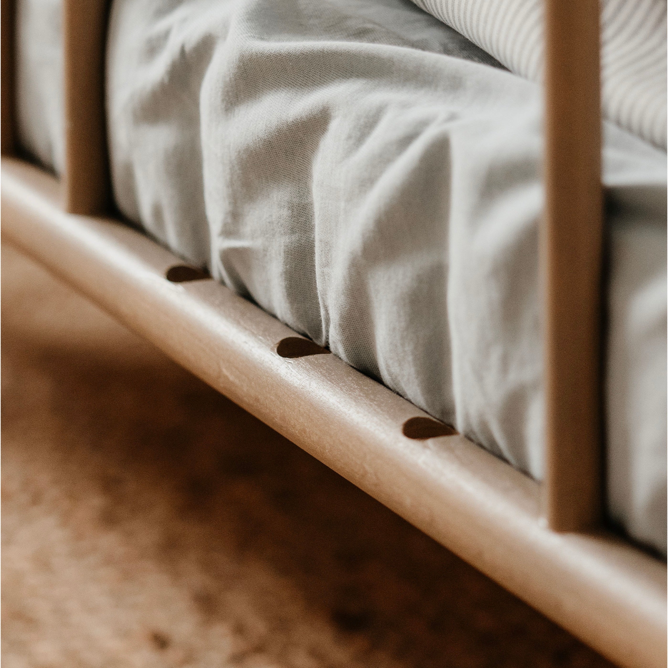 Kessi - Baby Bed With Cannage - Natural