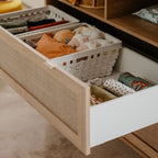 Kessi - Commode À Langer Avec Cannage - Naturel