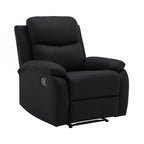 Zolara - Fauteuil De Relaxation Manuel En Pu - Noir