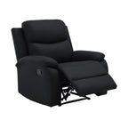 Zolara - Fauteuil De Relaxation Manuel En Pu - Noir
