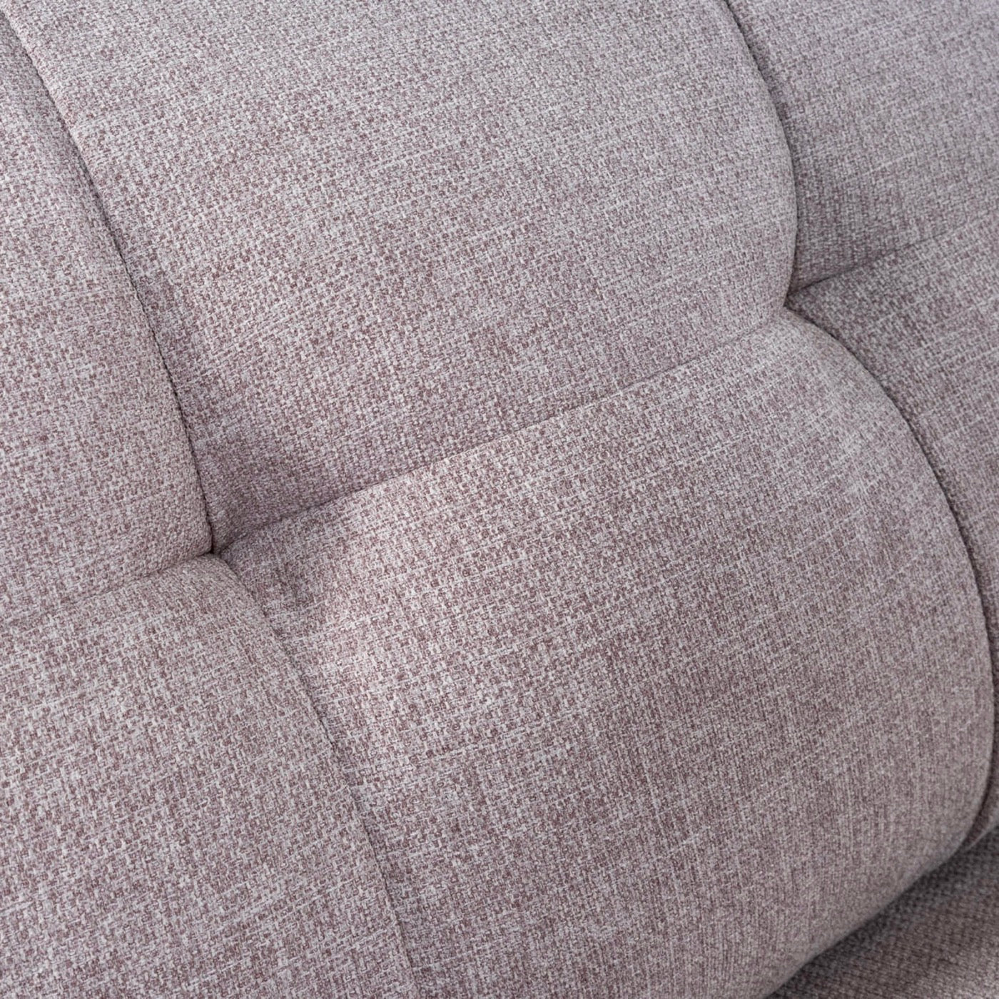 Glimar - 2-Seater Fixed Microfiber Sofa - Light Gray