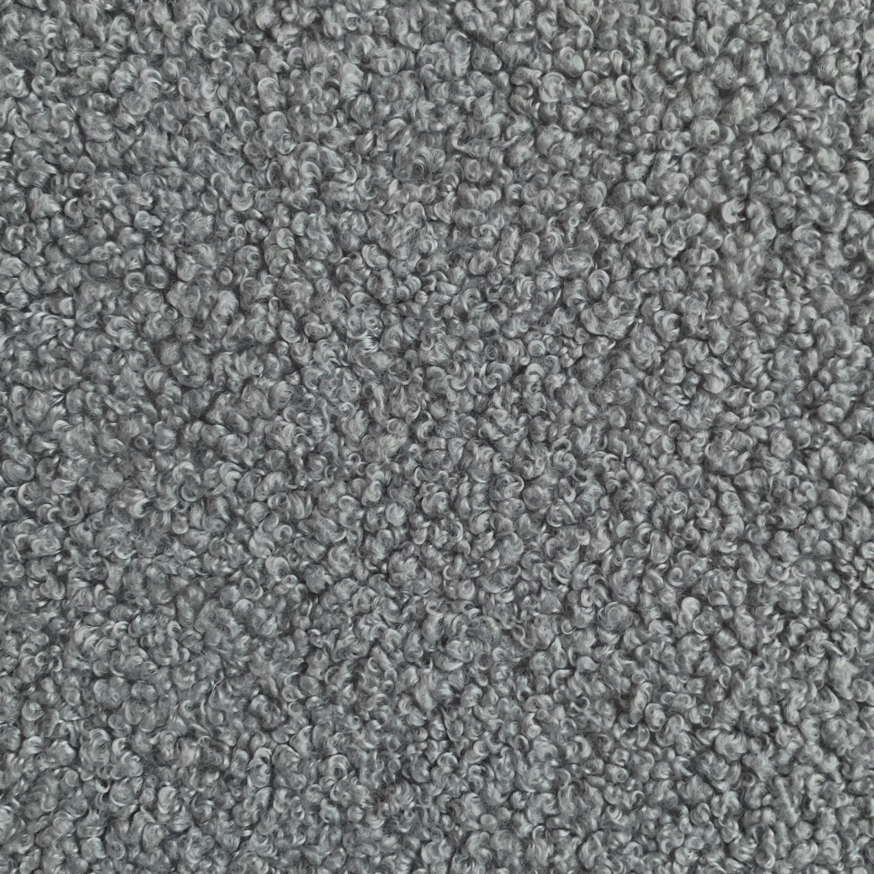 Siveco - Canapé D'Angle À Gauche Convertible Tissu Blouclette - Gris
