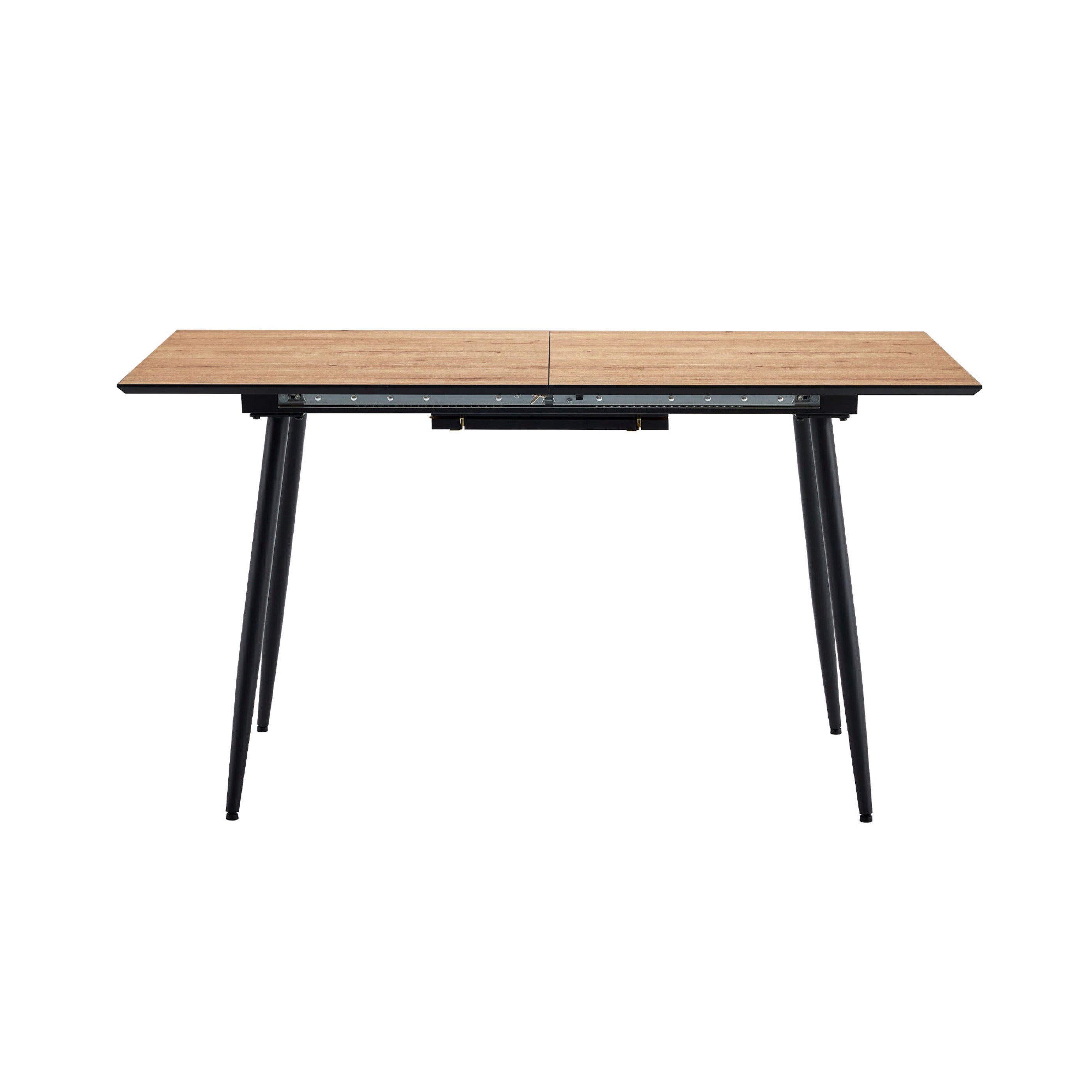 Scandi - Mesa de comedor extensible estilo escandinavo - Natural