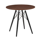 Scandi - Scandinavian Round Dining Table - Walnut