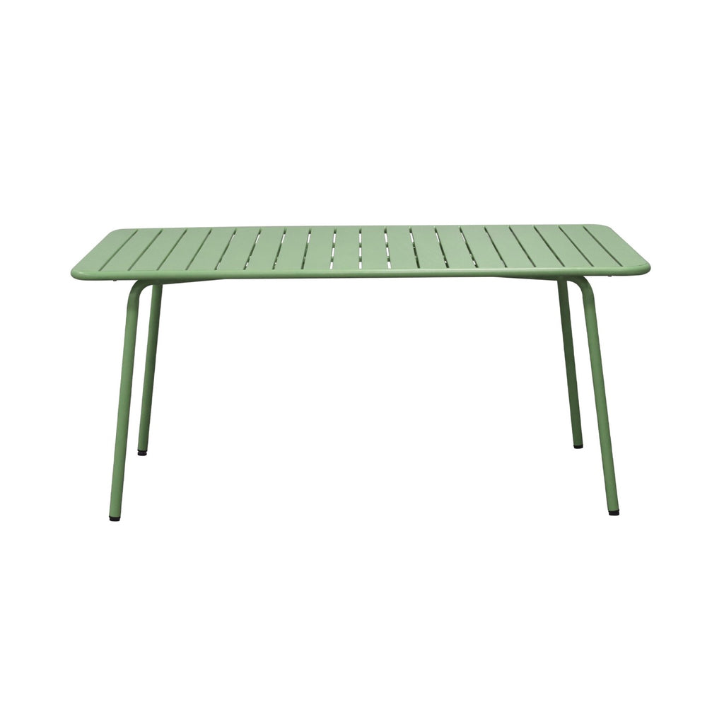 Baca - Metal Garden Table - Green