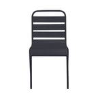 Baca - Conjunto Mesa + 4 Sillas + 2 Sillones Metal - Gris