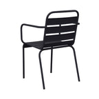 Baca - Conjunto Mesa + 4 Sillas + 2 Sillones Metal - Gris