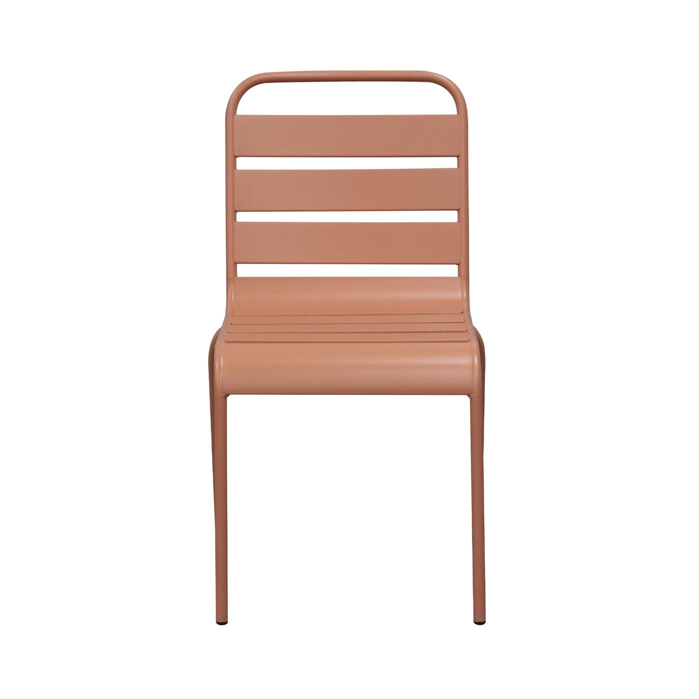 Baca - Table + 4 Chairs + 2 Metal Armchairs Set - Terracotta