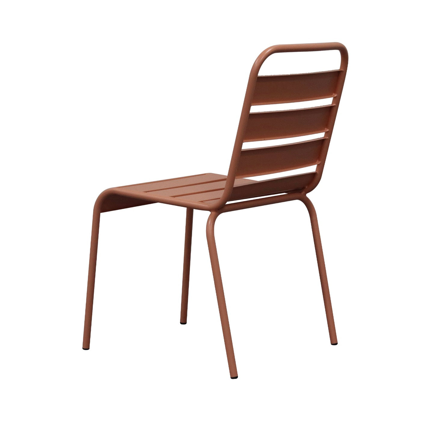 Baca - Table + 4 Chairs + 2 Metal Armchairs Set - Terracotta