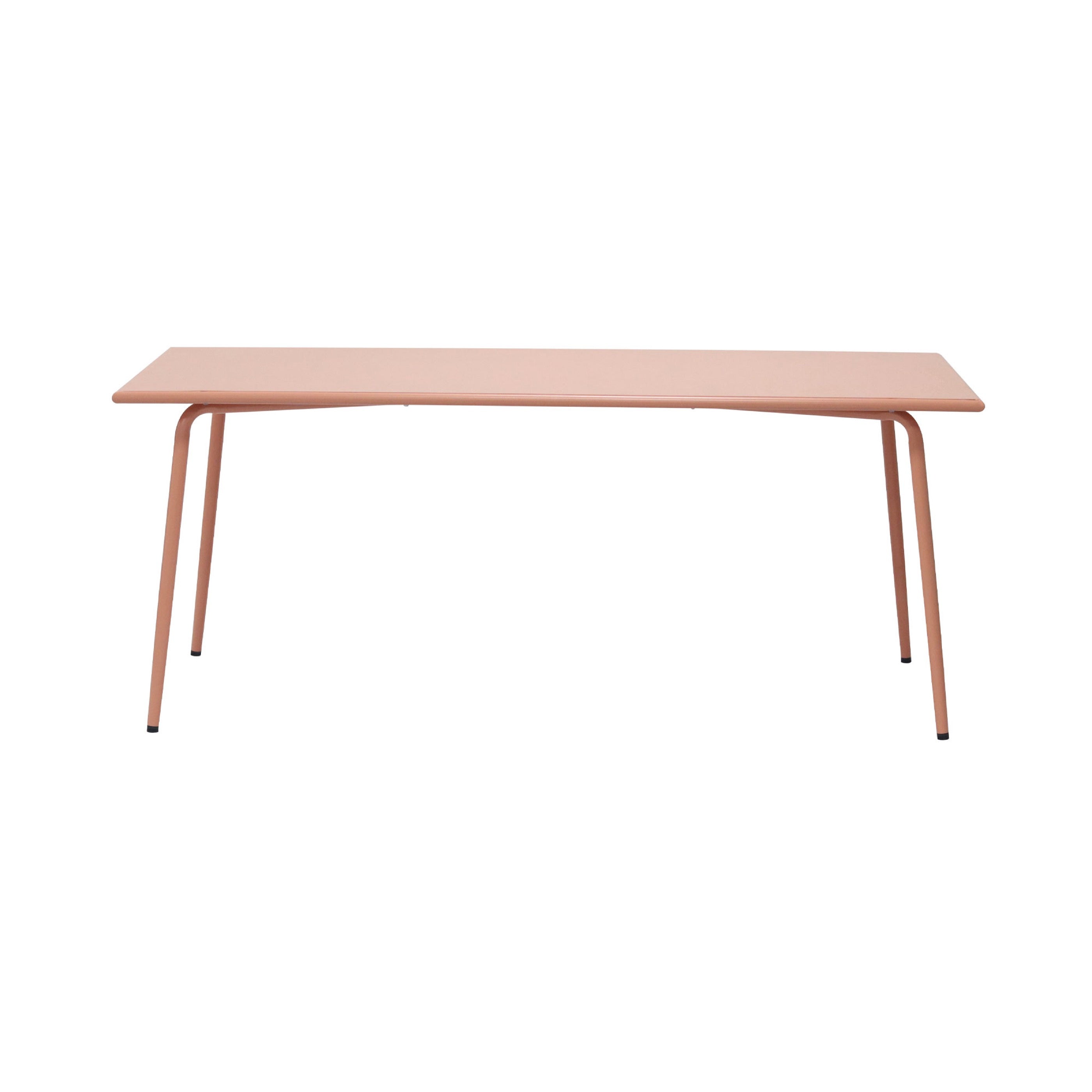 Baca - Conjunto Mesa + 6 Sillas + 2 Sillones Metal - Terracota