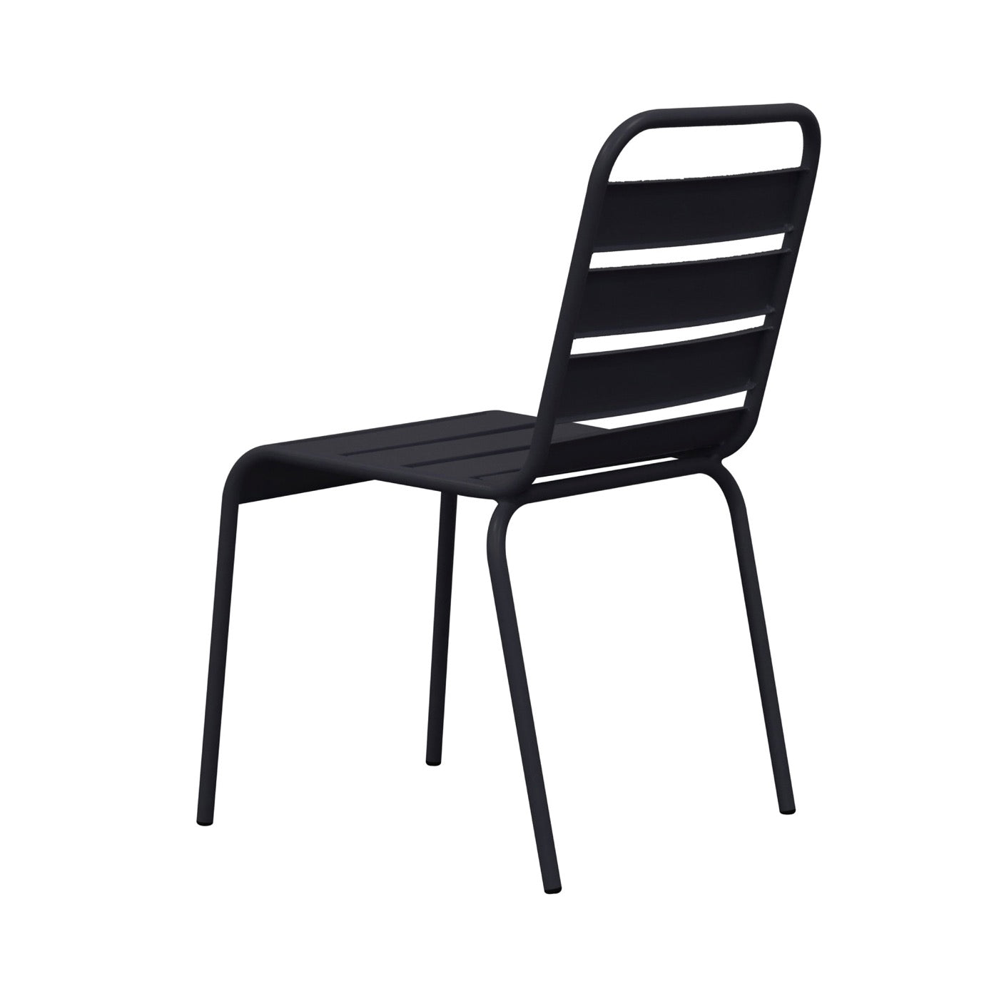 Baca - Conjunto Mesa de Jardín + 4 Sillas de Metal - Gris