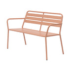Baca - 4 Seater Metal Garden Furniture - Terracotta
