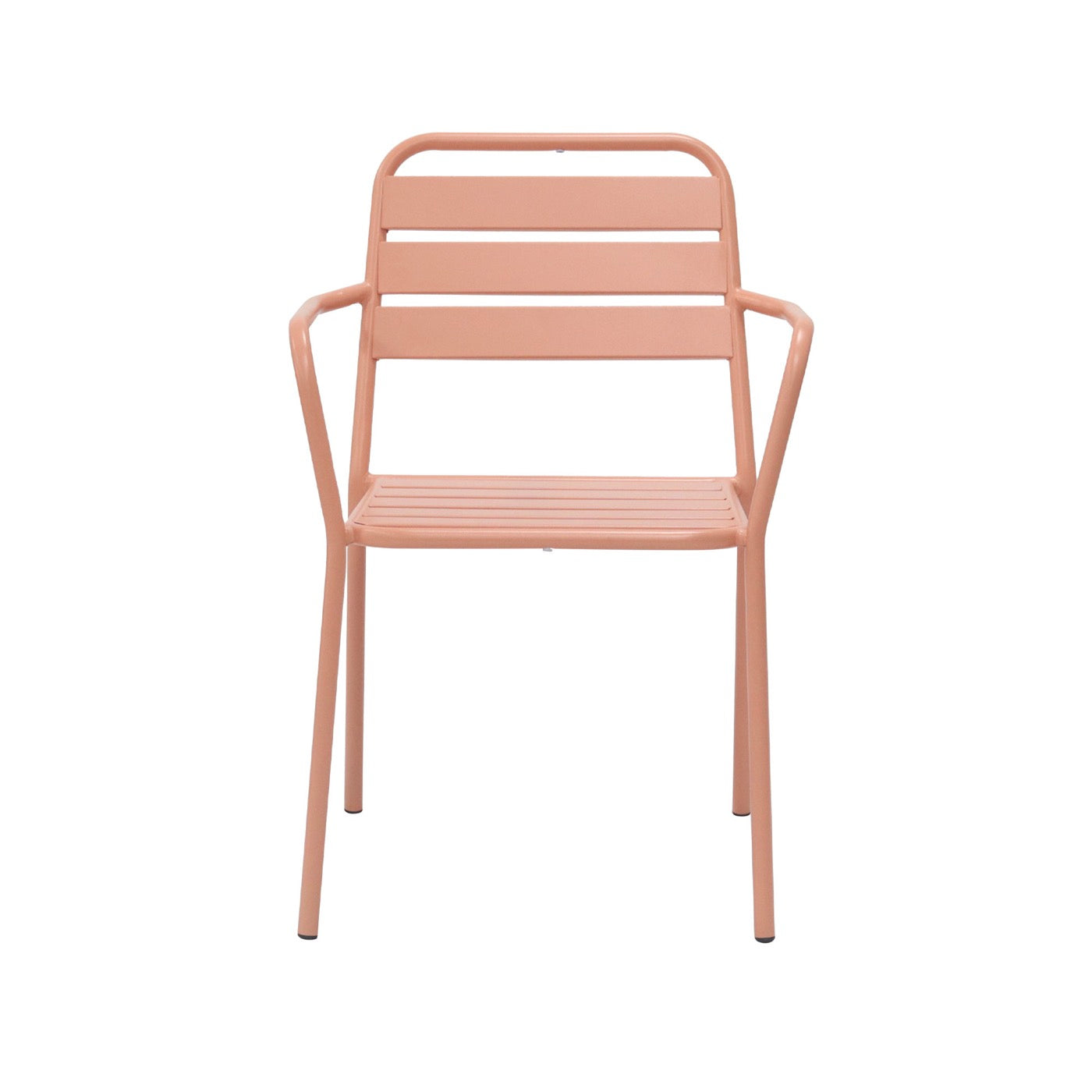 Baca - 4 Seater Metal Garden Furniture - Terracotta