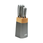 Élixir - Bloc De 5 Couteaux En Inox - Argenté