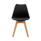 Scandi - Round Table Dining Set + 4 Chairs - Walnut
