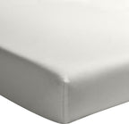 Elegance - Drap Housse - 100% Percale De Coton Lavé - Gris Perle
