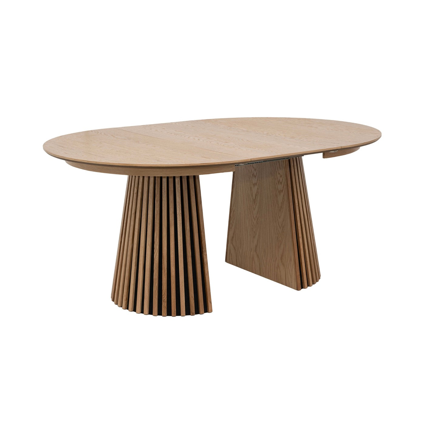 Constance - Round Extendable Dining Table - Oak