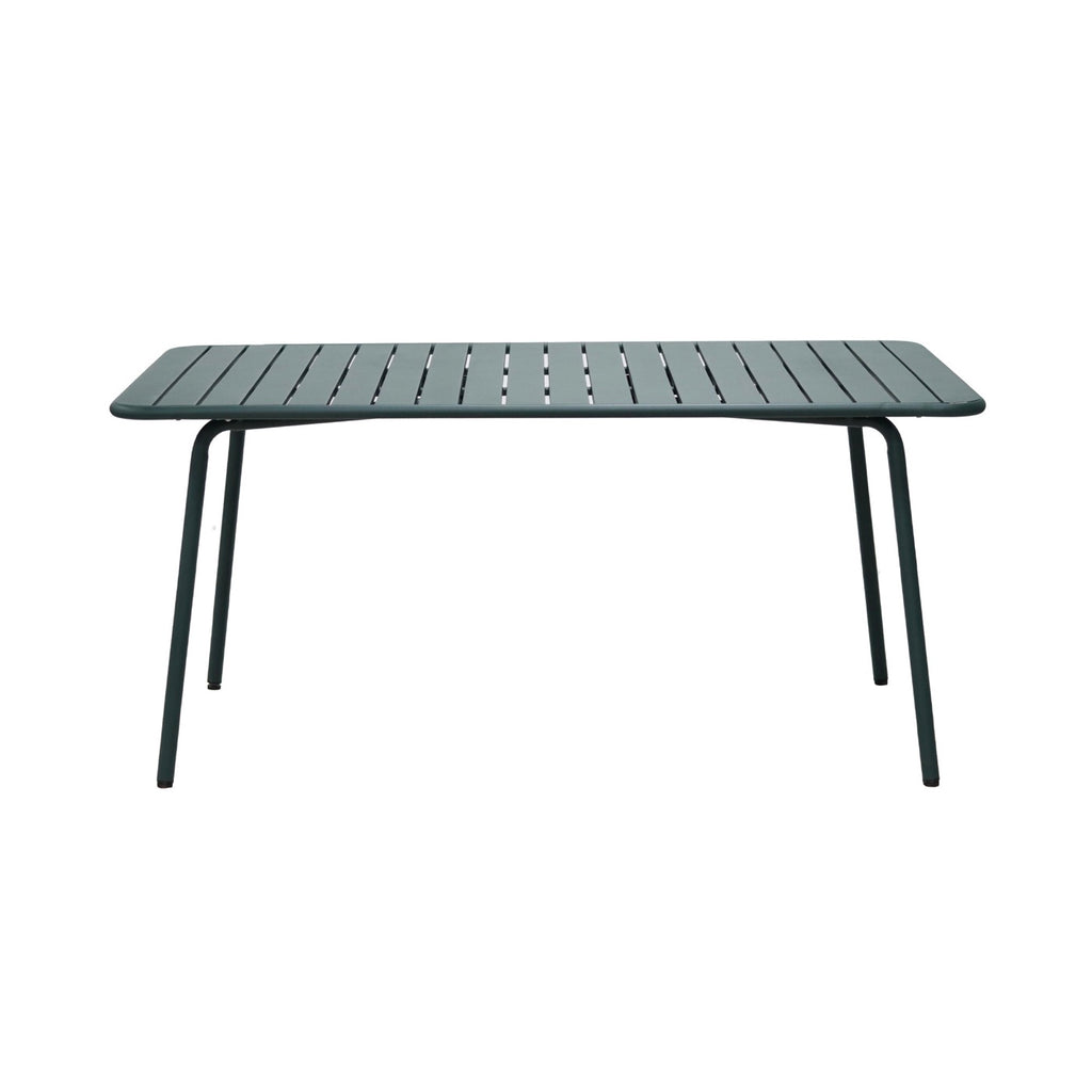 Baca - Metal Garden Table - Fir Green
