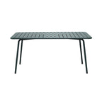 Baca - Metal Garden Table - Fir Green