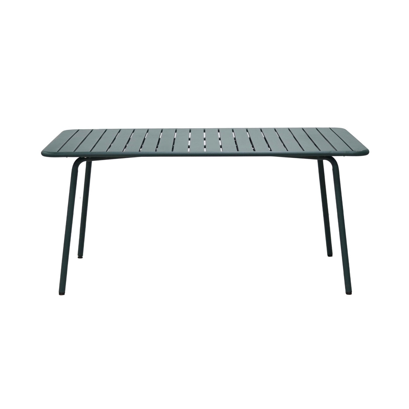 Baca - Metal Garden Table - Fir Green