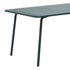 Baca - Metal Garden Table - Fir Green