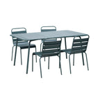 Baca - Metal Garden Table - Fir Green
