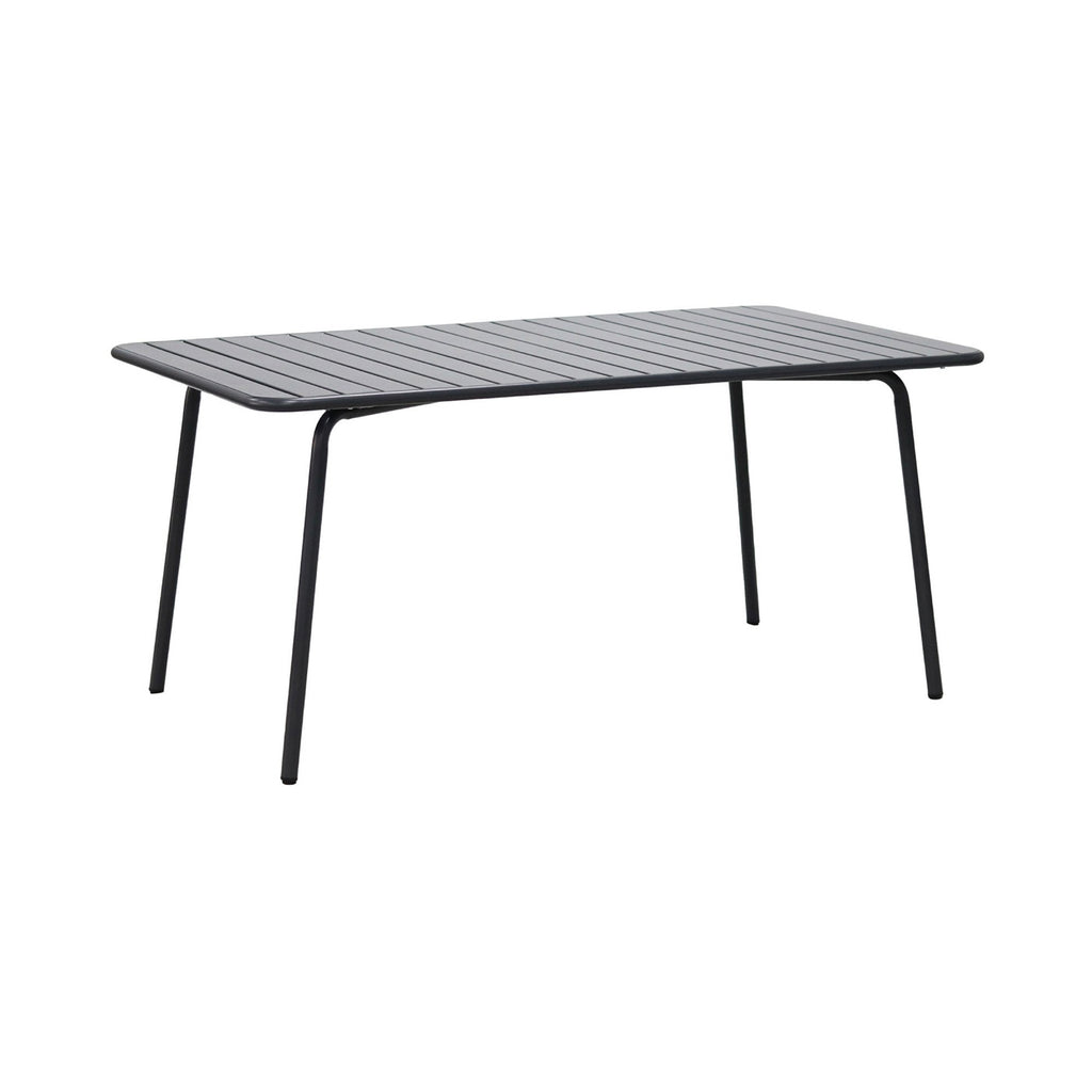 Baca - Table + 4 Chaises + 2 Fauteuils Ronds En Métal - Gris