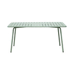 Baca - Table De Jardin + 4 Fauteuils Empilables En Métal - Vert