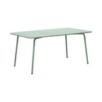 Baca - Table De Jardin + 4 Fauteuils Empilables En Métal - Vert