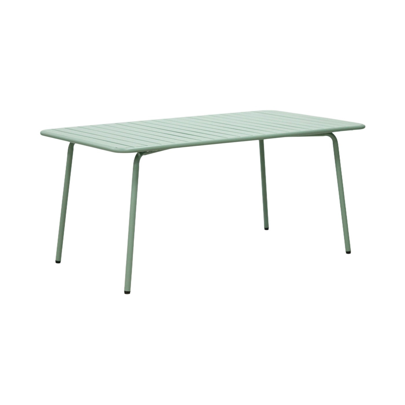 Baca - Table De Jardin + 4 Fauteuils Empilables En Métal - Vert