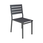 Mimizan - Ensemble Table De Jardin Carrée + 4 Chaises - Marron