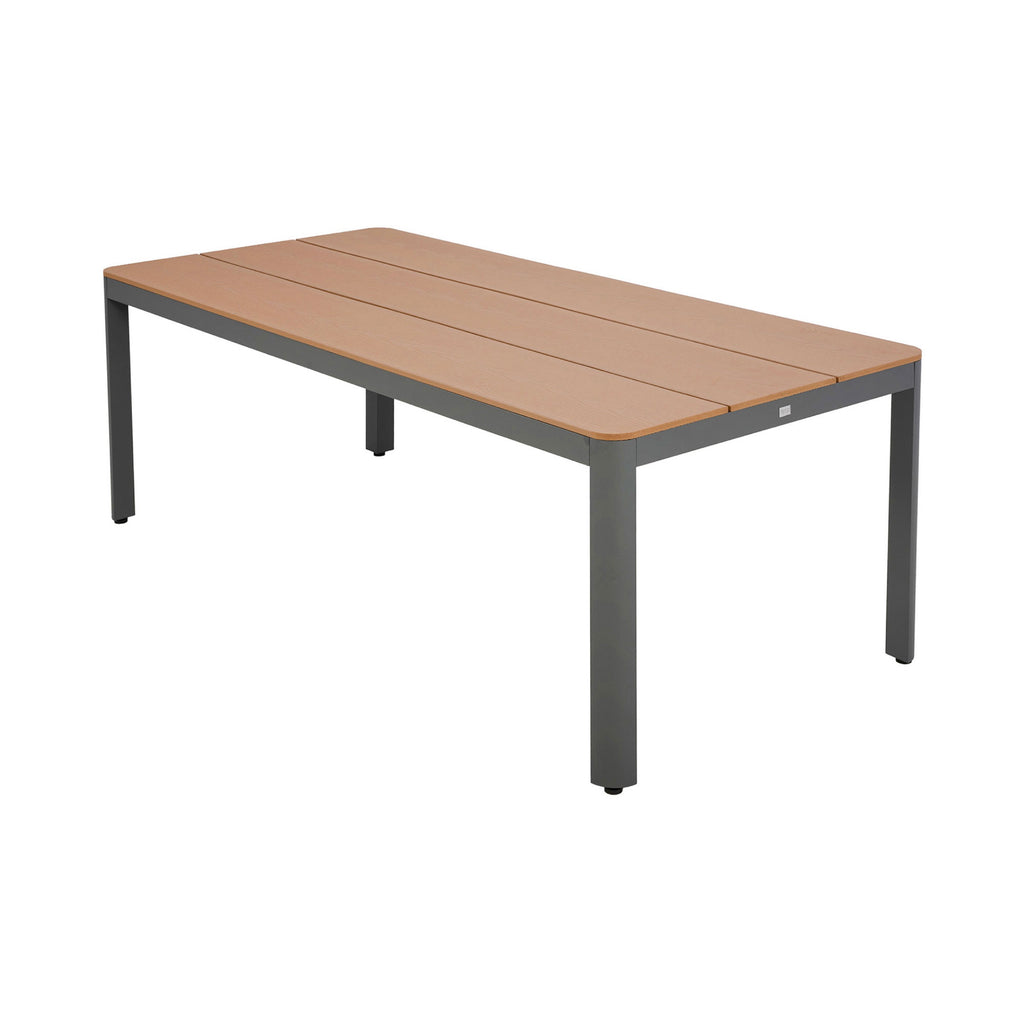 Mimizan - Garden Table + 6 Chairs Set - Brown