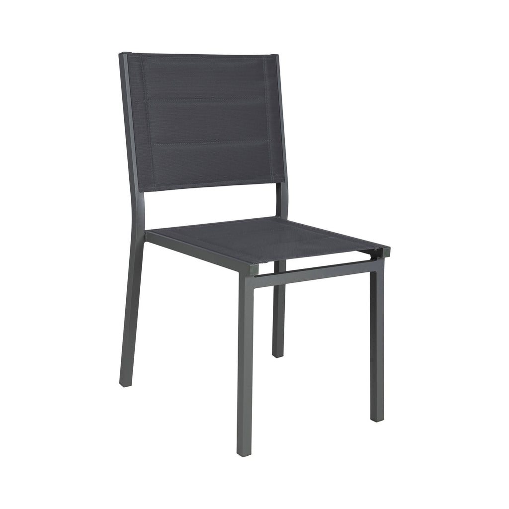 Mimizan - Garden Table + 6 Chairs Set - Brown
