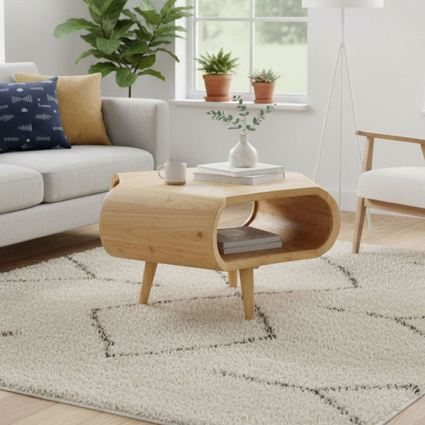 Solid Wood Coffee Table - Natural